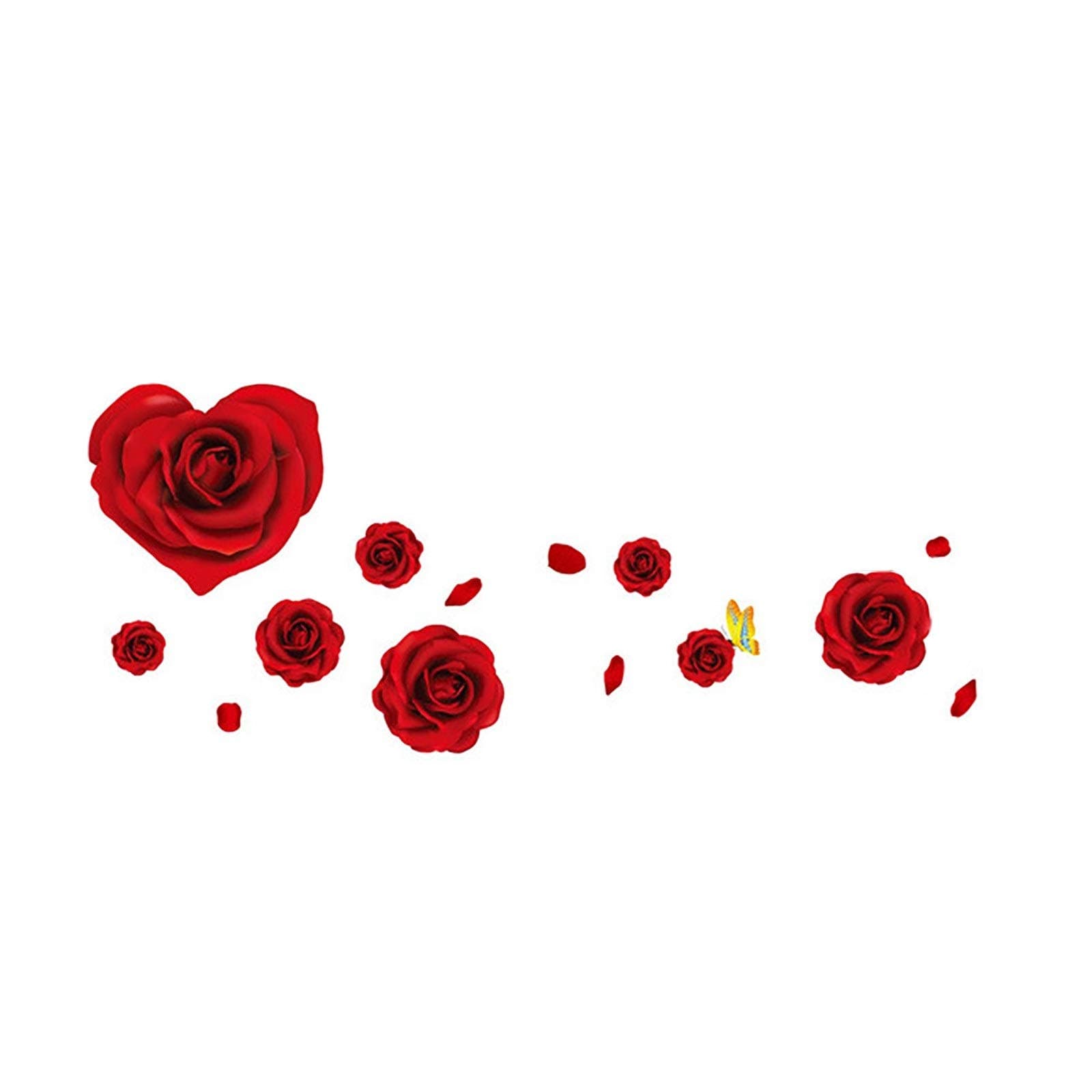 1Set Acrylic Art 3D Mirror Flower Wall Stickers DIY Home Wall Room Decals Decor Sofa TV Setting Wall Removable Wall Stickers 78X60cm (Sliver)