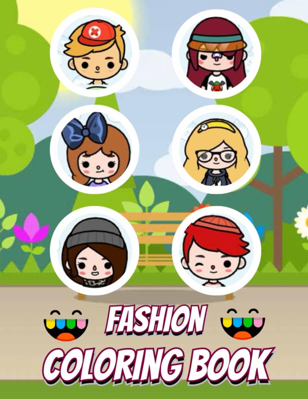 Fashion Coloring Book: Fun and Stylish Fashion and Beauty Coloring Book for Girls, Kids, Teens with 50+ Fabulous Fashion Style. to Stress Relief.