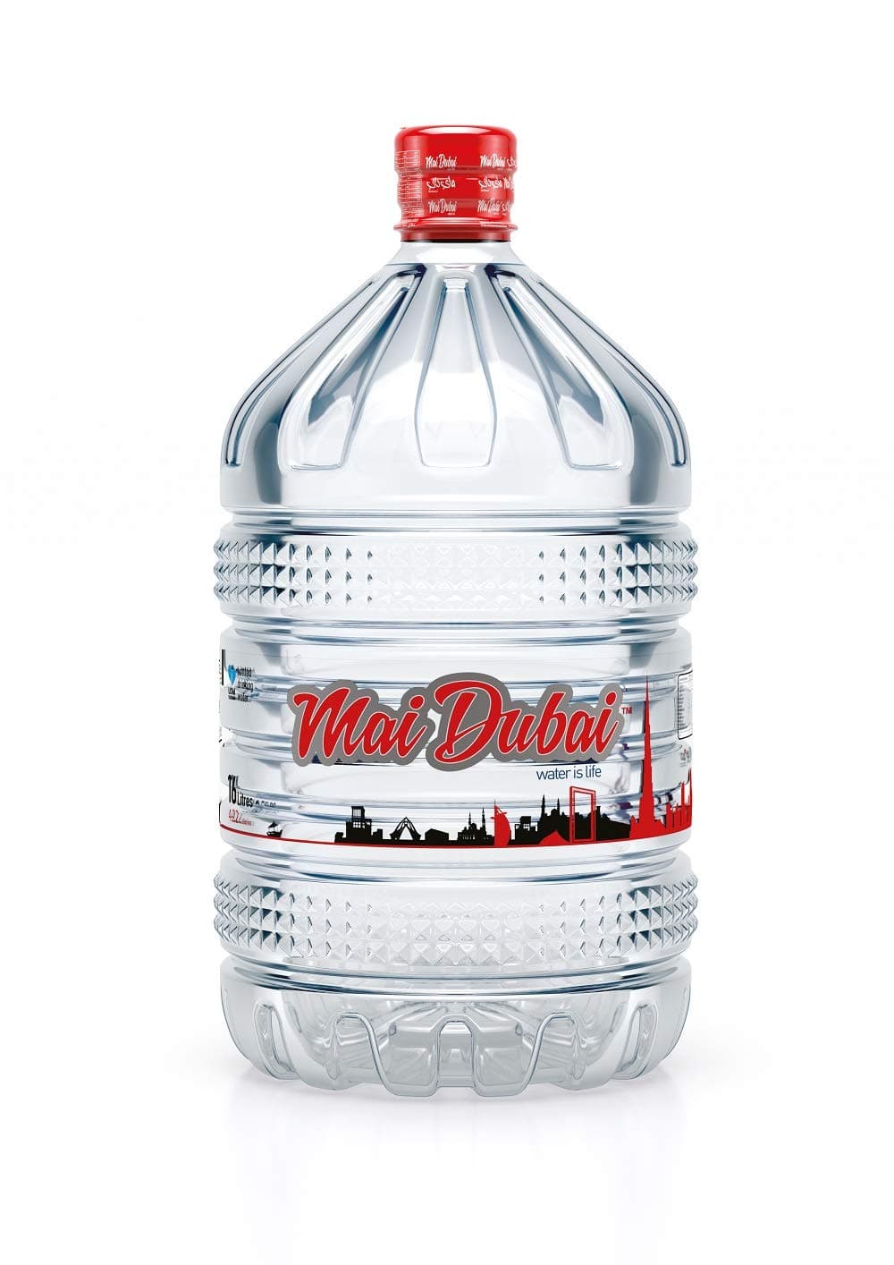 Mai Dubai 16L x 1 Bottle - Drinking Water | Low Sodium |Balanced Minerals | 100% Solar-Powered | Carbon-Neutral Production | Dubai’s Most Preferred Local Brand