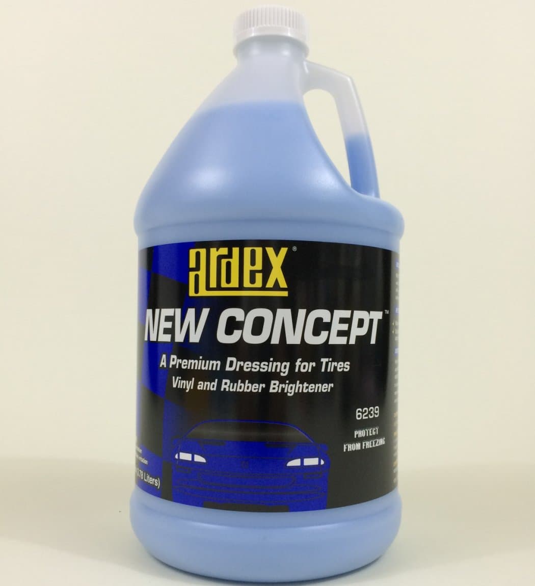 ArdexNew Concept Tire & Trim Shine - Vinyl, Dash, Seat, Plastic & Rubber Dressing (16 oz, 32 oz, 1 Gal.) - DIY Like The Pros (1 Gal)