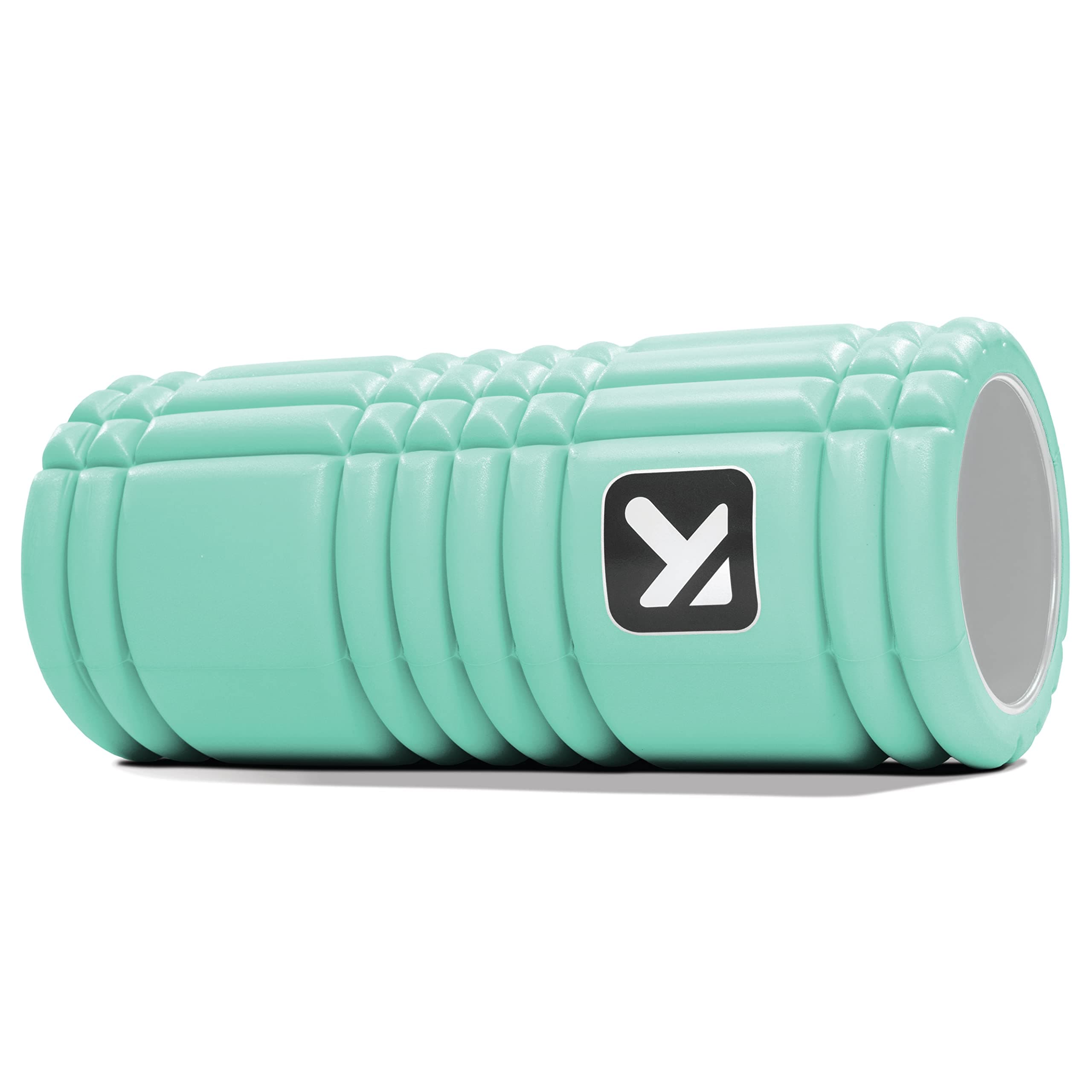 Grid Foam Roller - Multi-Density Exterior, Rigid Core - Trusted by Therapists and Athletes - Standard Density, Includes Online Instructional Videos, 33cm, Mint