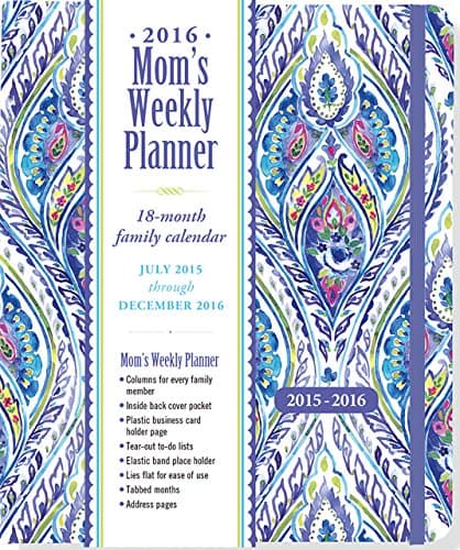2016 Silk Road Mom's Weekly Planner (18-Month Calendar, Family Calendar, Diary) Calendar – Engagement Calendar, March 4, 2015