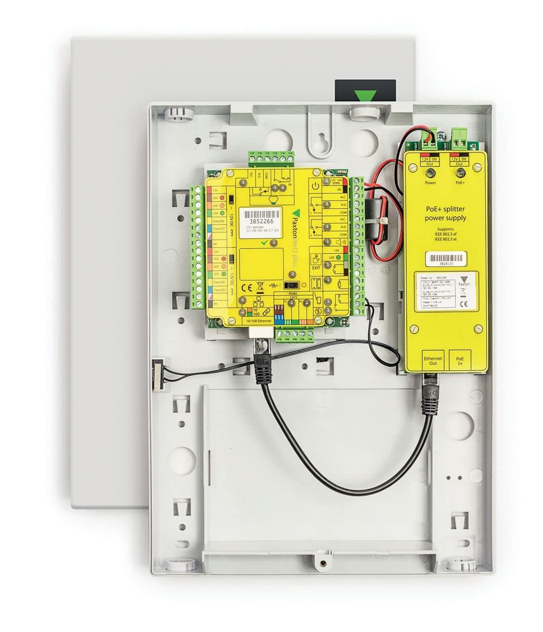 Paxton Net2 plus 1 door controller - PoE+ Plastic cabinet