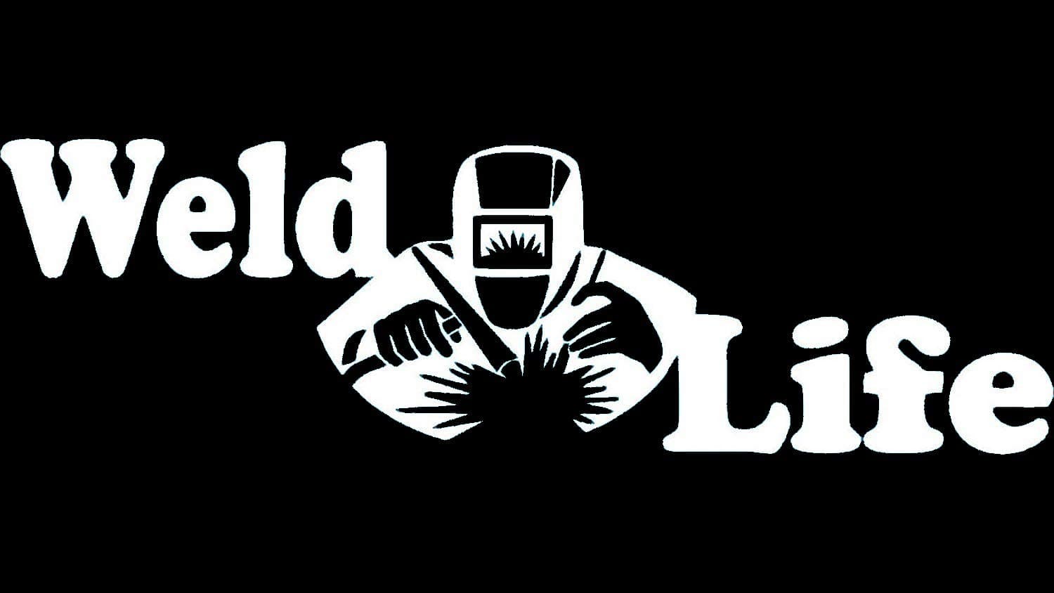 A1123 Weld Life Welder Decal Sticker