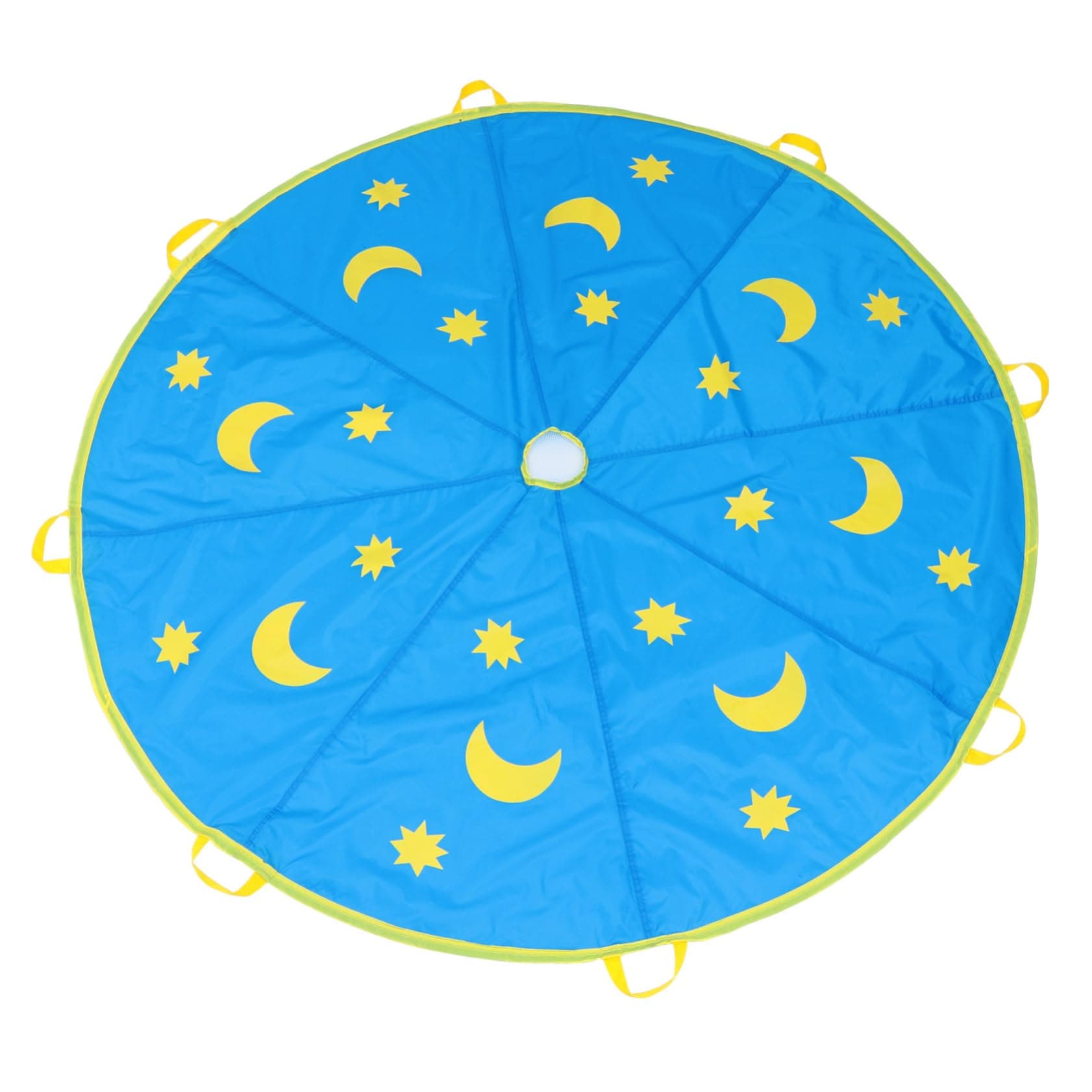 Unomor1pc Xingyue Parachute Kids Playset Outdoor Toys for Kids Educational Toys Star Moon Parachute Toy Parachute Toy Children Parachute Toy Cloth Puzzle Rainbow Umbrella Blue Baby