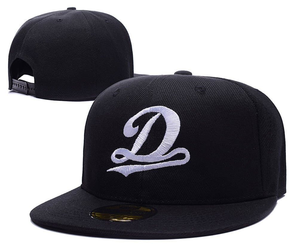 Dreamville Records Logo Adjustable Snapback Caps Embroidery Hats Black