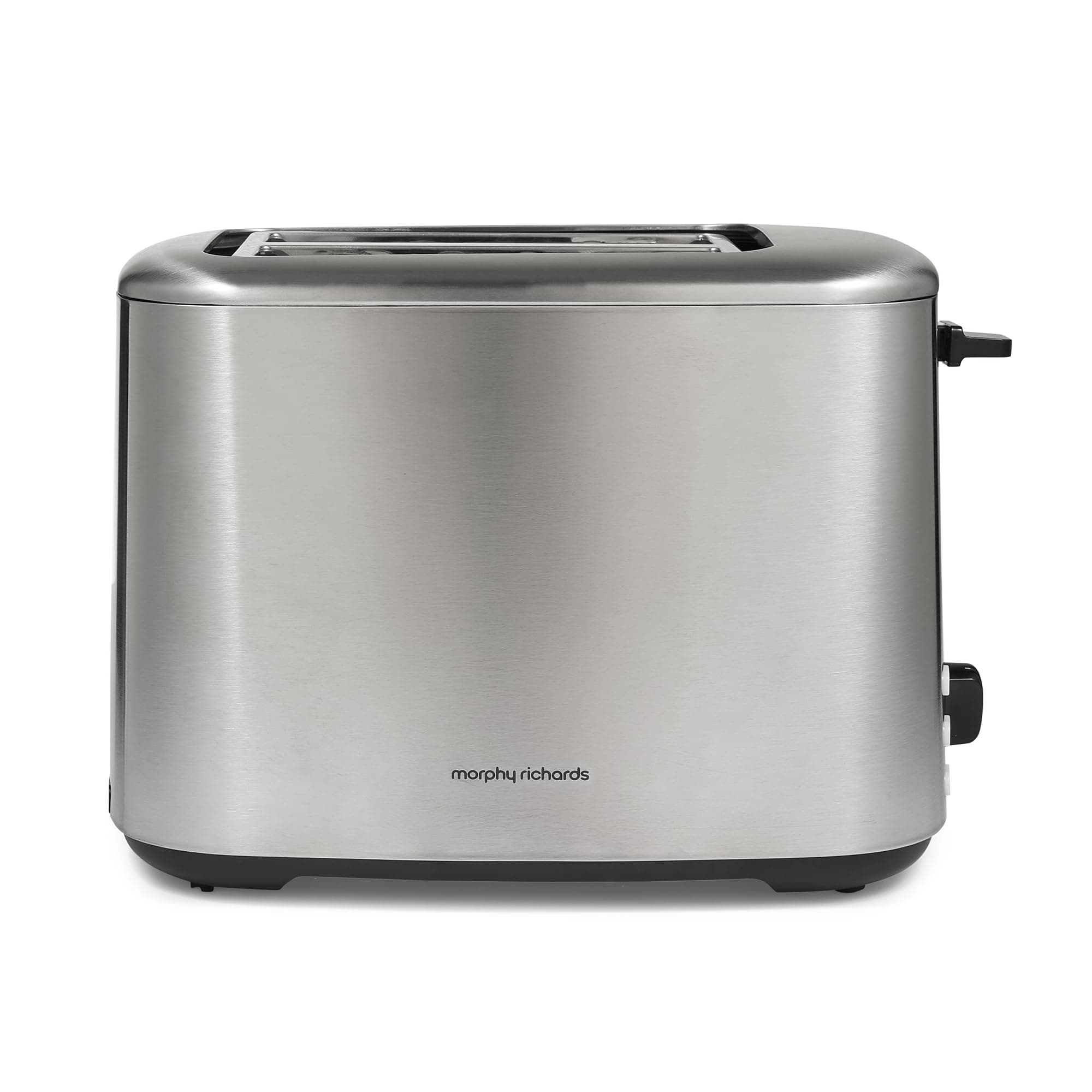 Morphy Richards Equip 2 Slice Toaster, Defrost and Reheat, 7 Variable Browning Controls, Variable Wide Slots, Removeable Crumb Tray, Stainless Steel, Silver,222067, Brushed