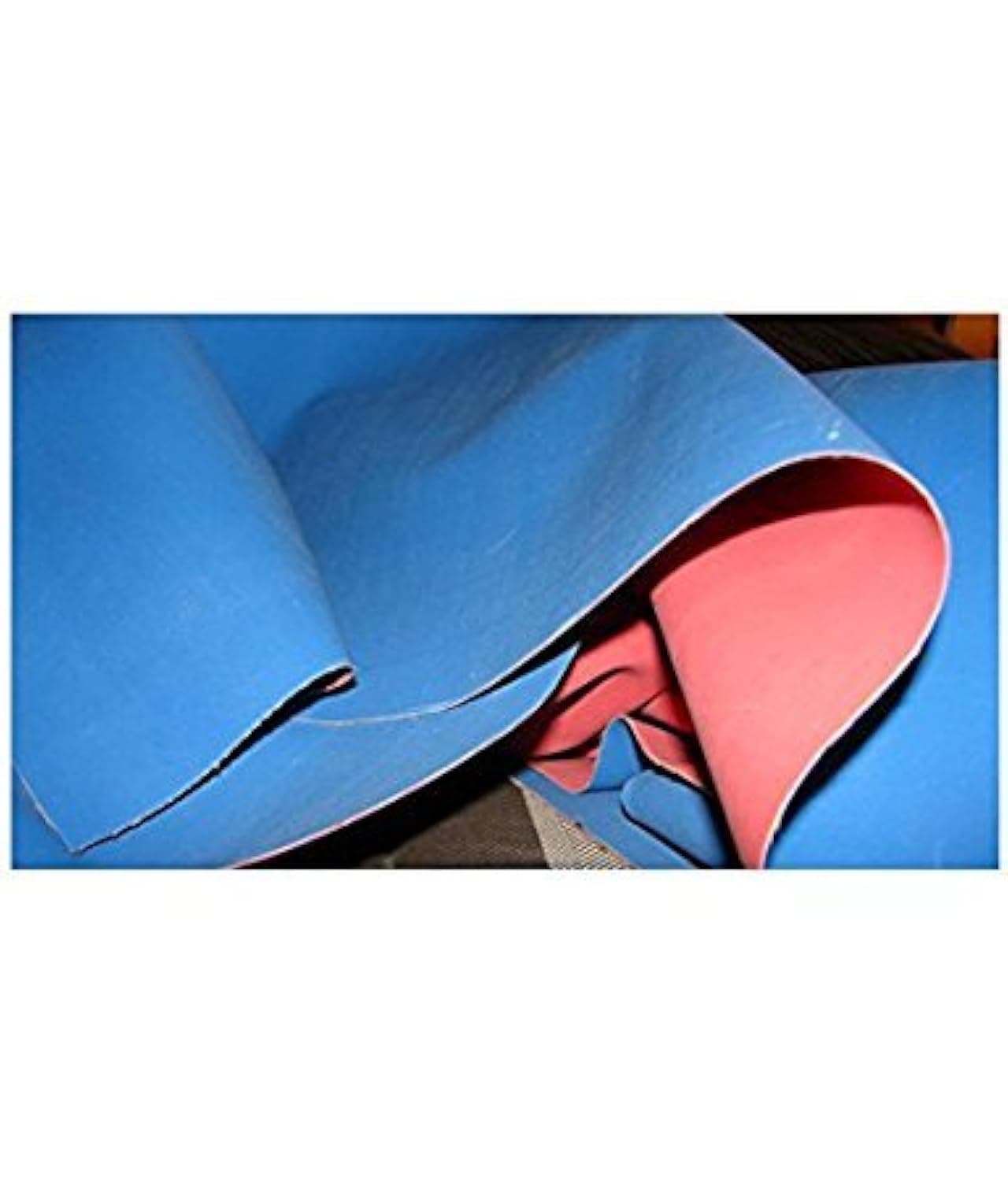 SAAMIYA ENTERPRISE Rubber with Cloths Makintosh Sheet/Mattress Protector for Hospital Bed or Baby Bed (Red and Blue, 1.5 Meter, 3.6 X 4.5 Feet)