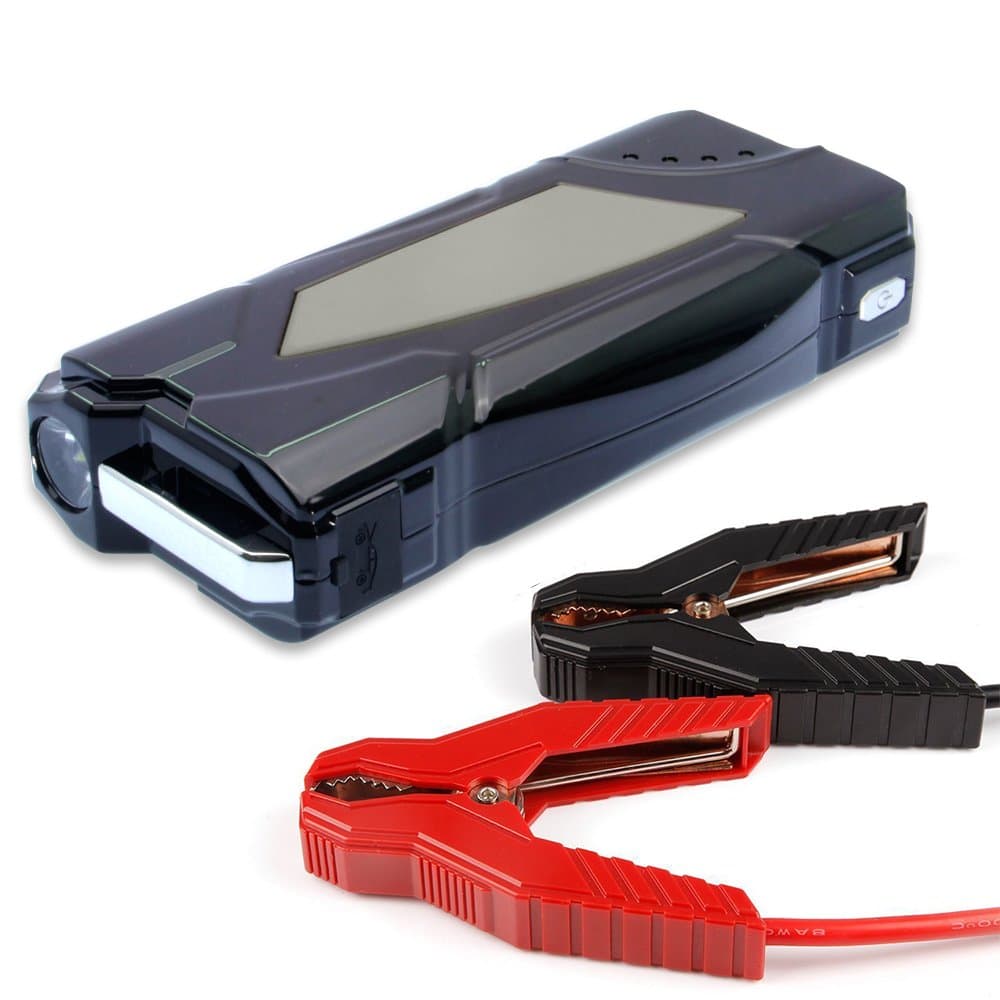 Markcars 600A Automotive 12V 18000mah Car Jump Starter (up to 6.0L Gas, 4.5L Diesel Engine) Battery Booster Portable Phone Power Bank With Smart Charging Ports and LED Light