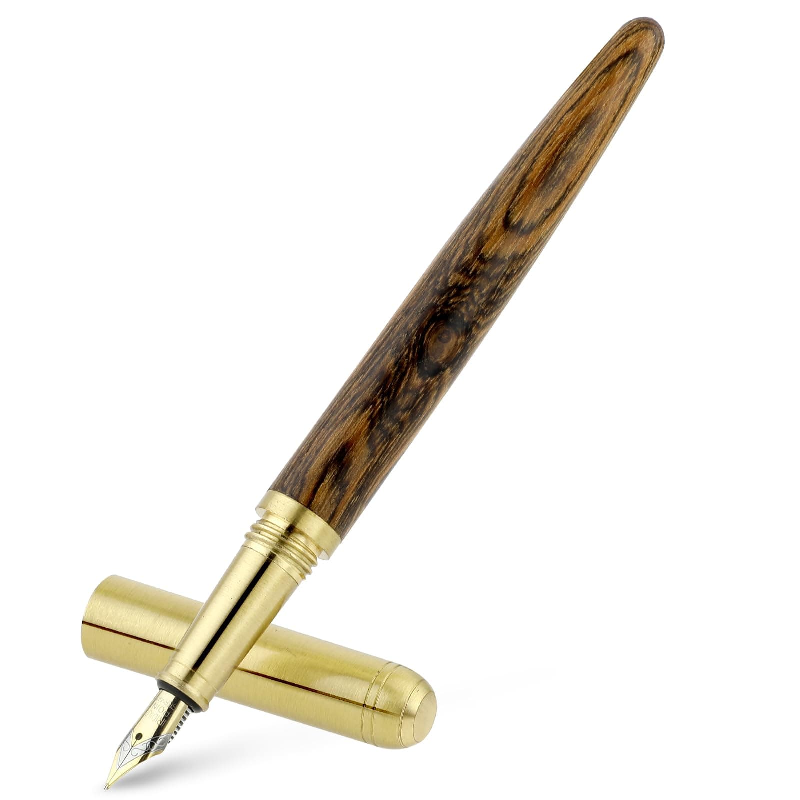 Cobee Wooden Fountain Pens - Handcrafted Vintage Luxury Pen, 0.7mm Fine Point, Smooth Writing for Journaling & Calligraphy, Gift Supplies