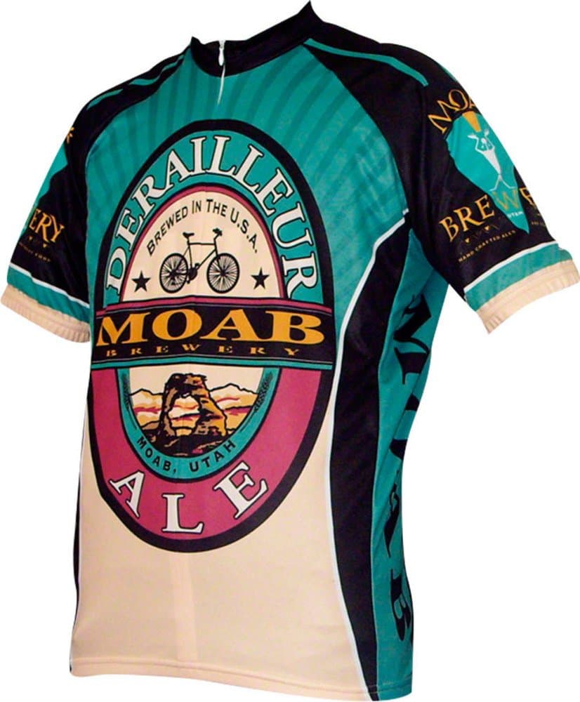 World JerseysMoab Brewery Derailleur Ale Mens Cycling Jersey