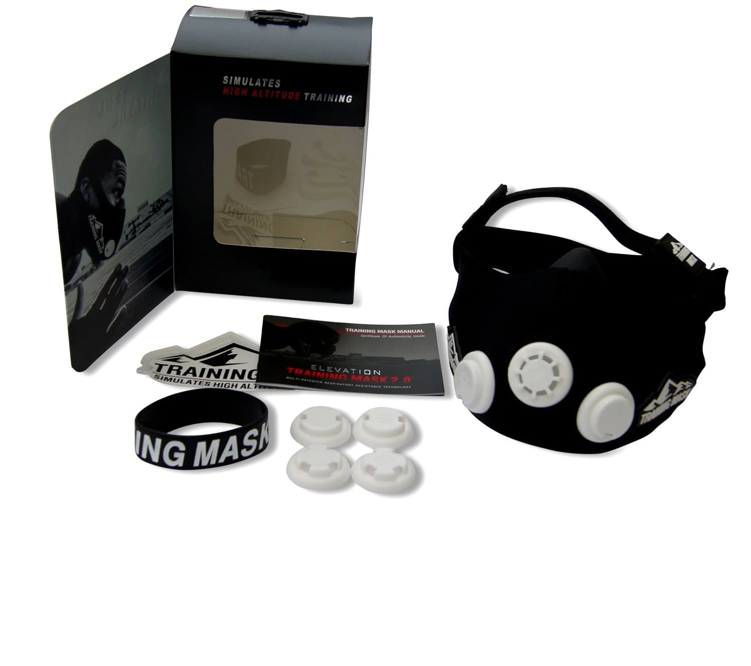 Elevation sports fitness training mask