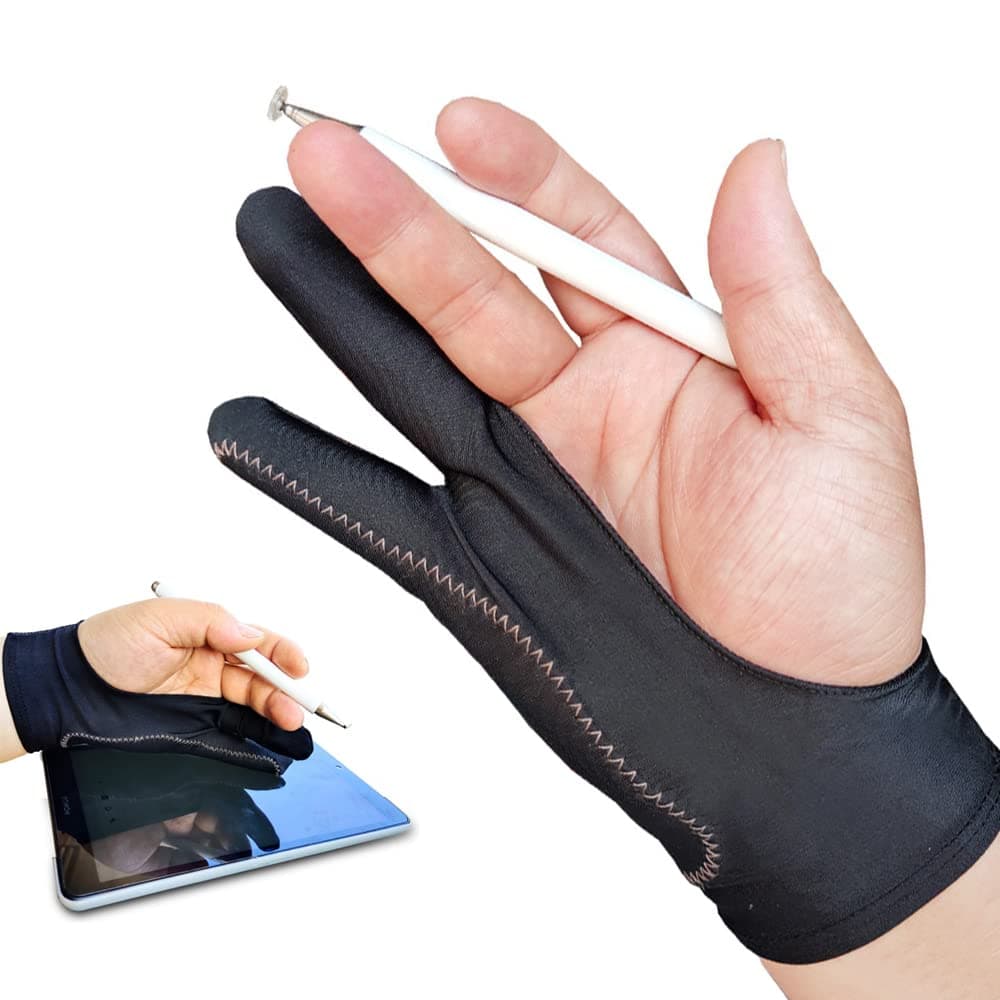 Dight Art Glove for Drawing Tablet, Palm Rejection Glove (M)