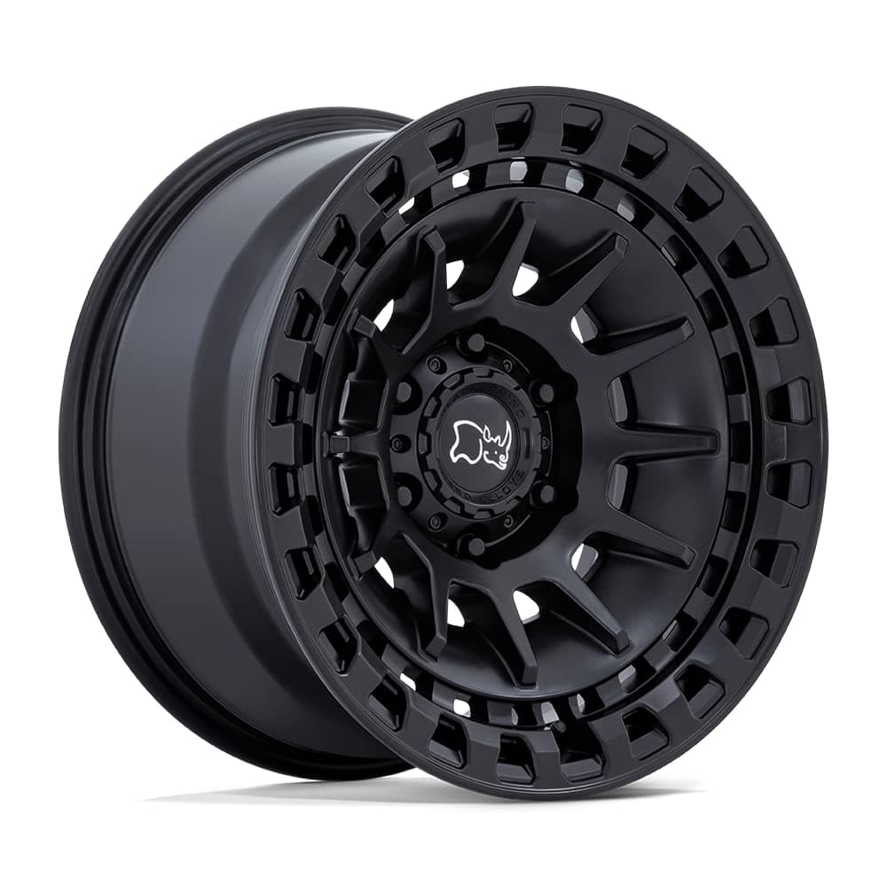 Black Rhino Hard Alloys BARRAGE 17X8.5 6X5.5 4.36-10mm MATTE BLACK - BR009MX17856810N