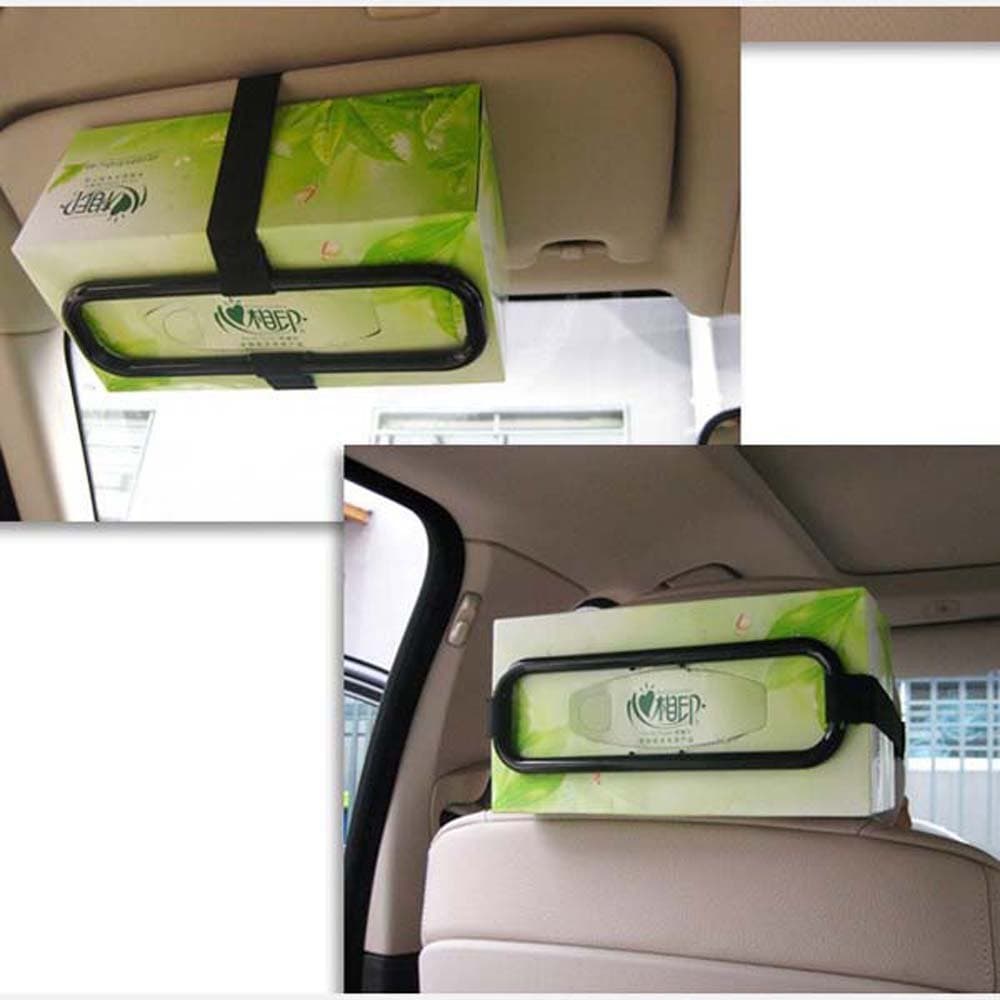 Car Tissue Box Visor/back Seat Holder