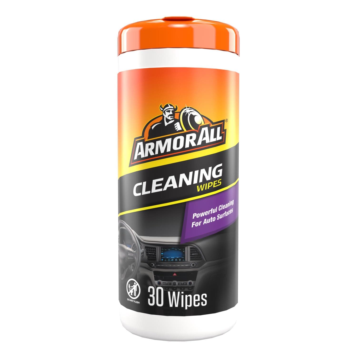 Armor All Interior Car Cleaning Wipes, Car Wipes for Dirt and Dust, 30 Count