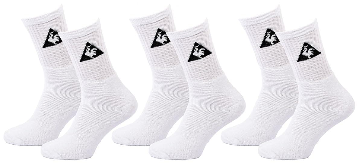 Le Coq SportifX3 Pairs White Men's Socks K6018