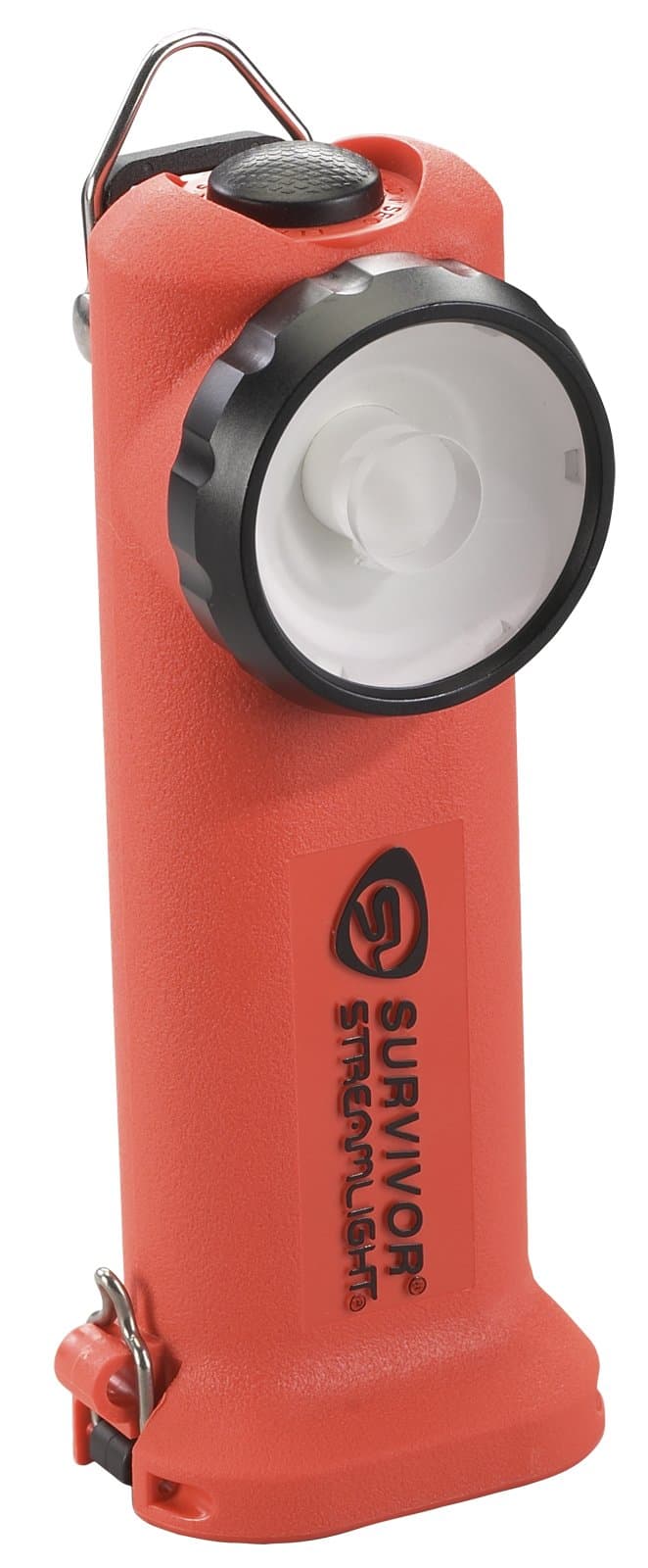 90540 Survivor 175-Lumen Alkaline Safety-Rated Firefighter Right Angle Flashlight, Orange