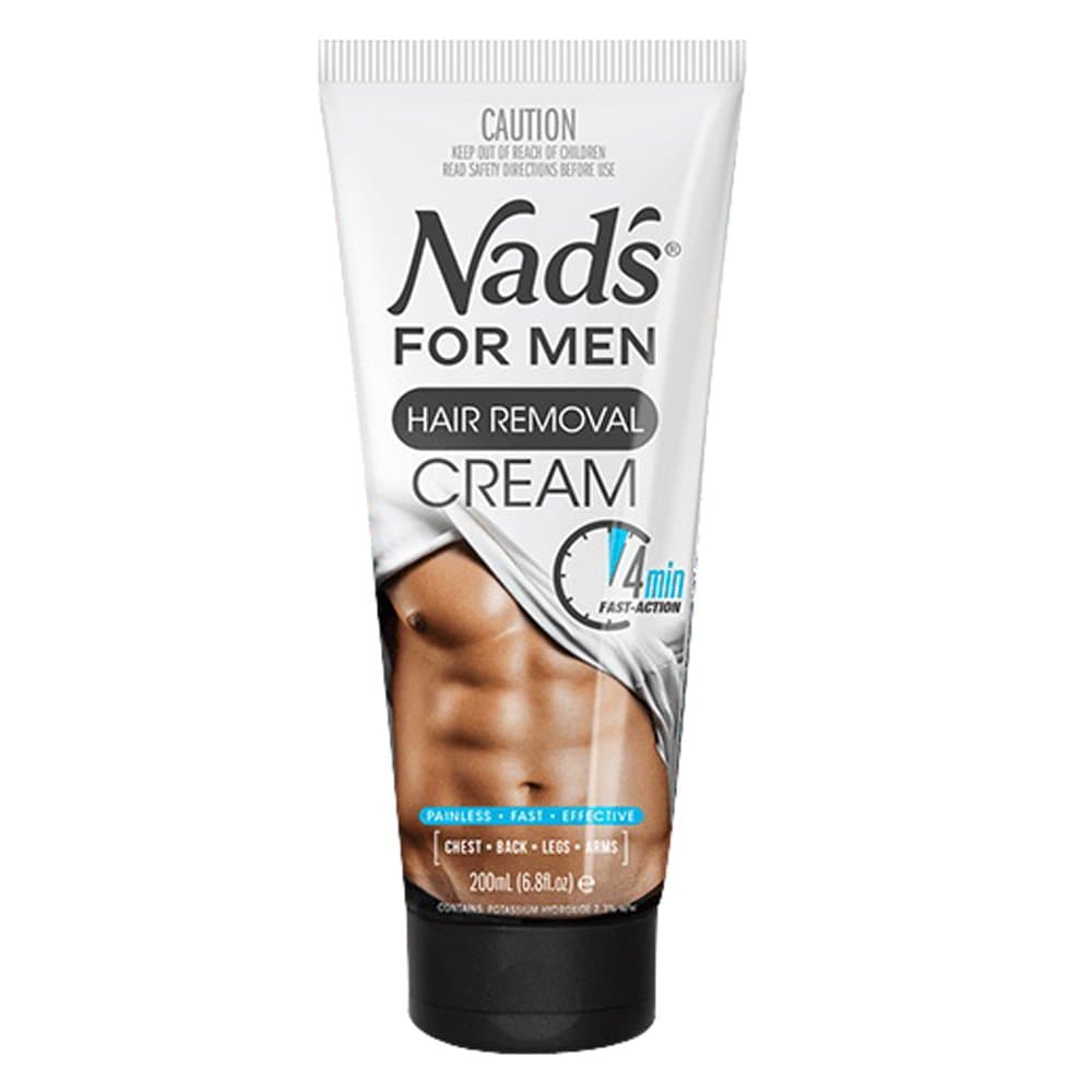 Nad's For Men Hair Removal Cream, 6.8 oz Pack of 2