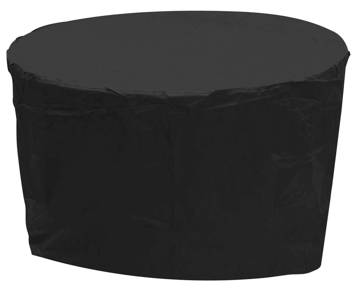 Oxbridge Black Medium Round Outdoor Garden Patio Furniture Set Cover 1.86m x 1m / 6.2ft x 3.3ft 5 YEAR GUARANTEE