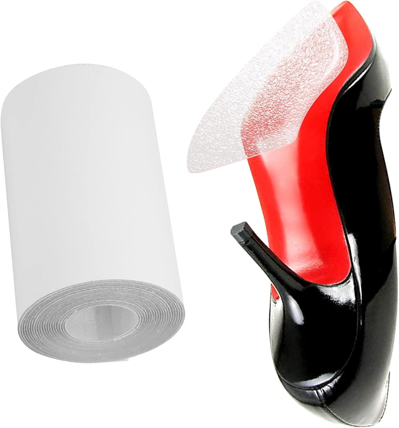 16 Pack Sole Protector for High Heel Shoes Red Bottom Sticker Crystal Clear Sole Guard Protectors Anti Slip 16 Sheets for 8 Pairs of Shoes Wear Resistant