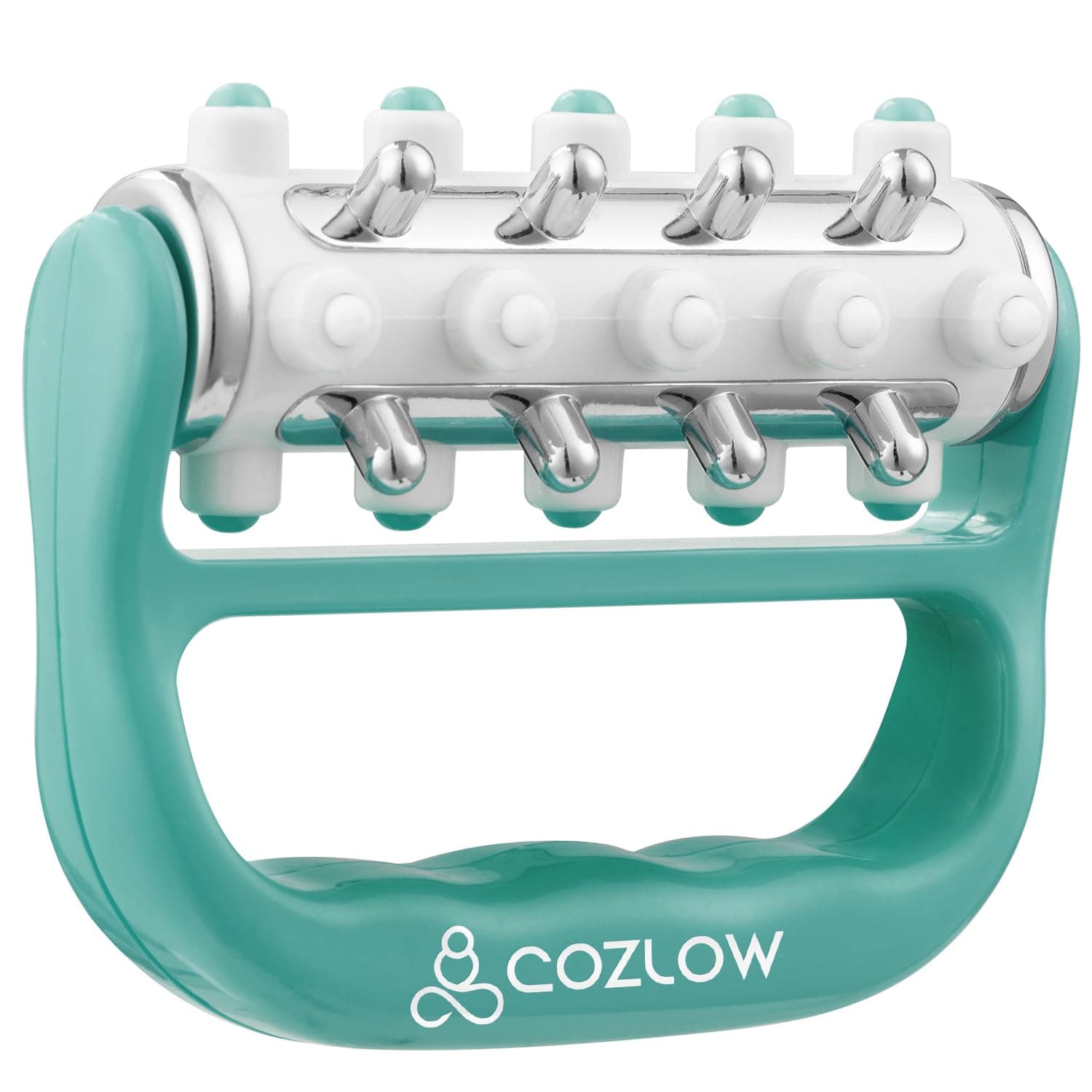 COZLOW - MyoRelease Lymphatic Drainage Massager - Green - Handheld Fascia Release + Scar Tissue Massage Roller for Shoulder, Neck, Belly, Thigh, Leg, Back, Glutes - Helps Reduce Cellulite Appearance