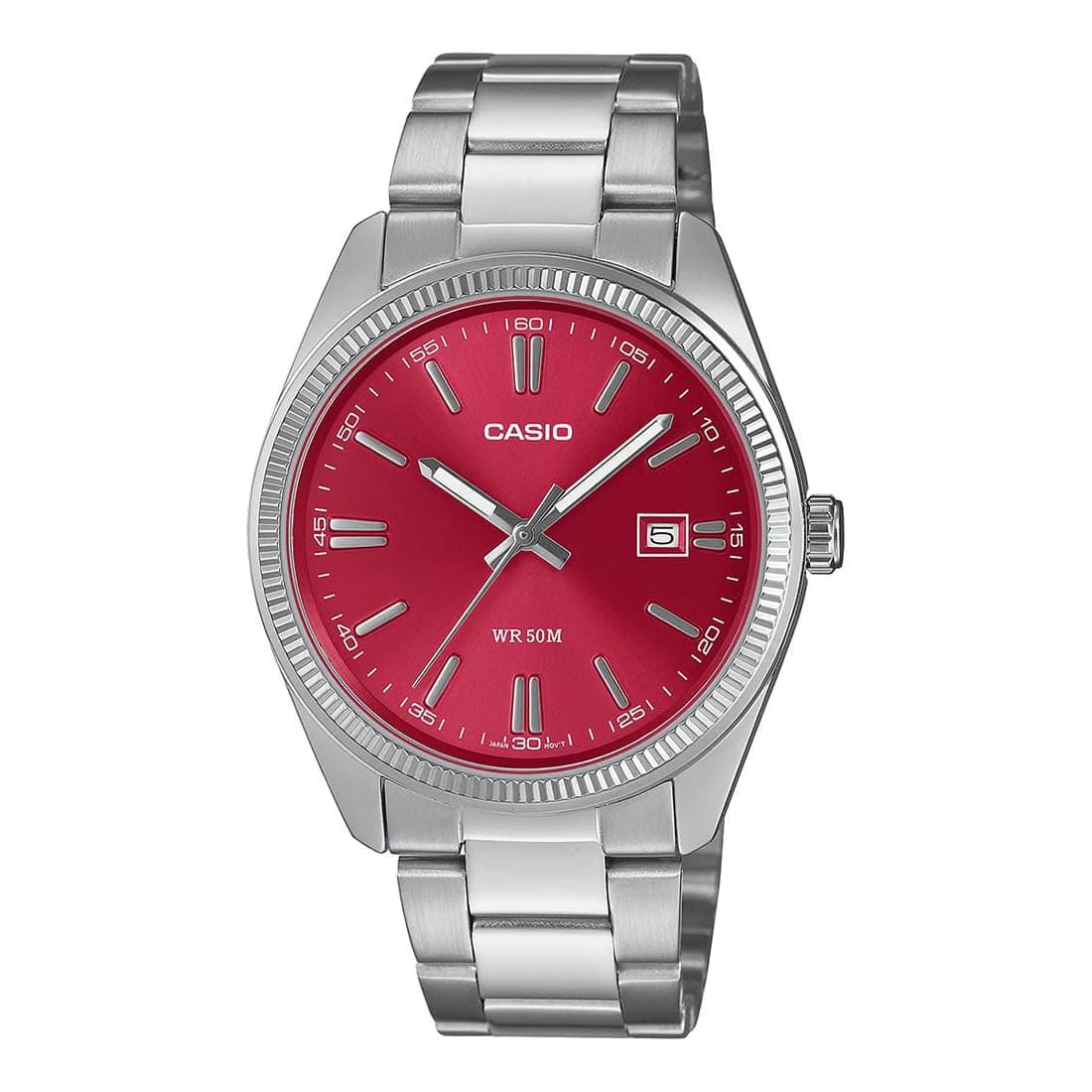 MTP-1302PD-4AVEF Collection Watch Red MTP-1302PD-4AVEF-AMZUK, red, MTP-1302PD-4AVEF-AMZUK