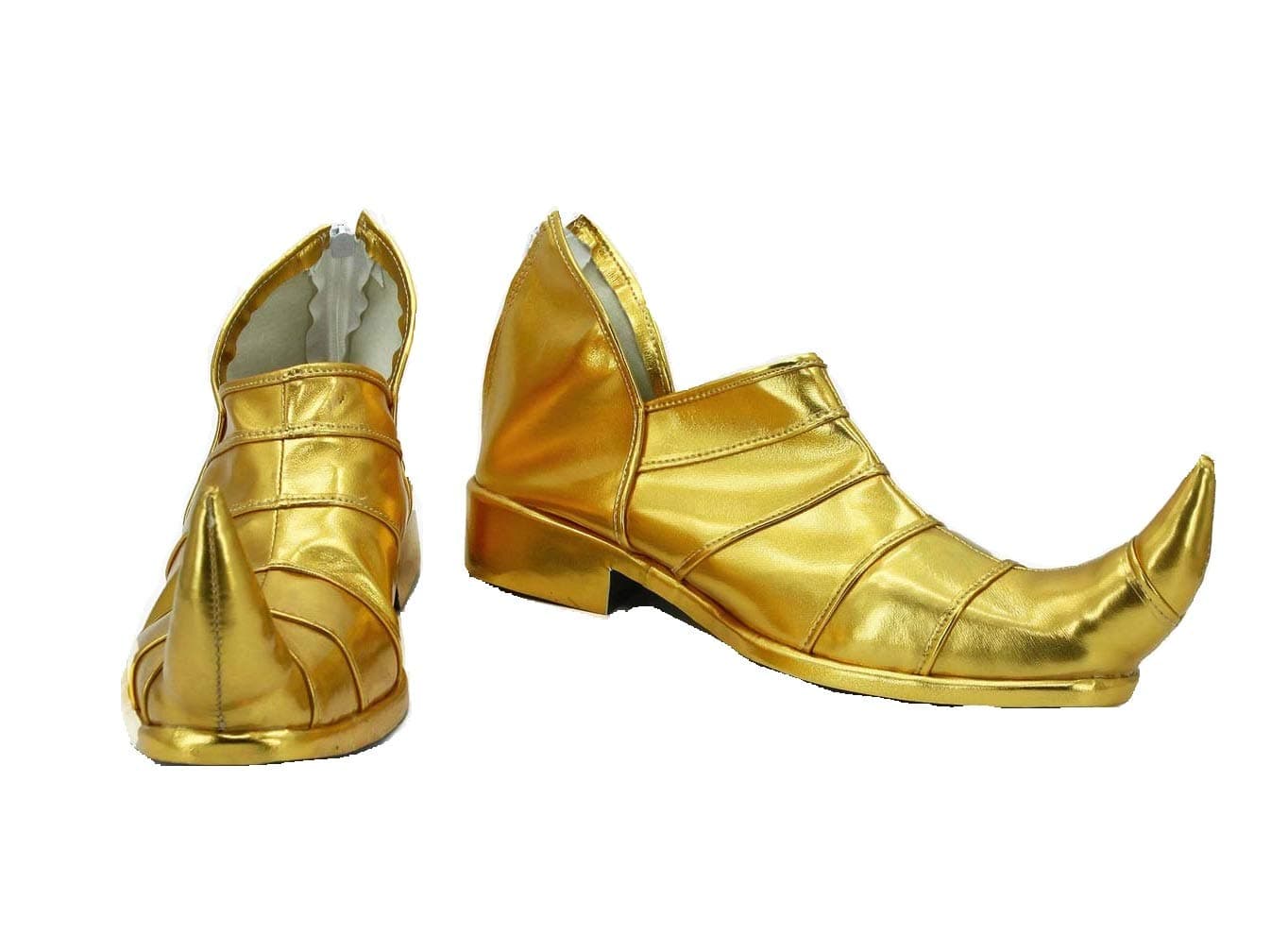 Allten JoJo's Adventure Dio Brando Golden Ankle Boots Shoes Cosplay Costume