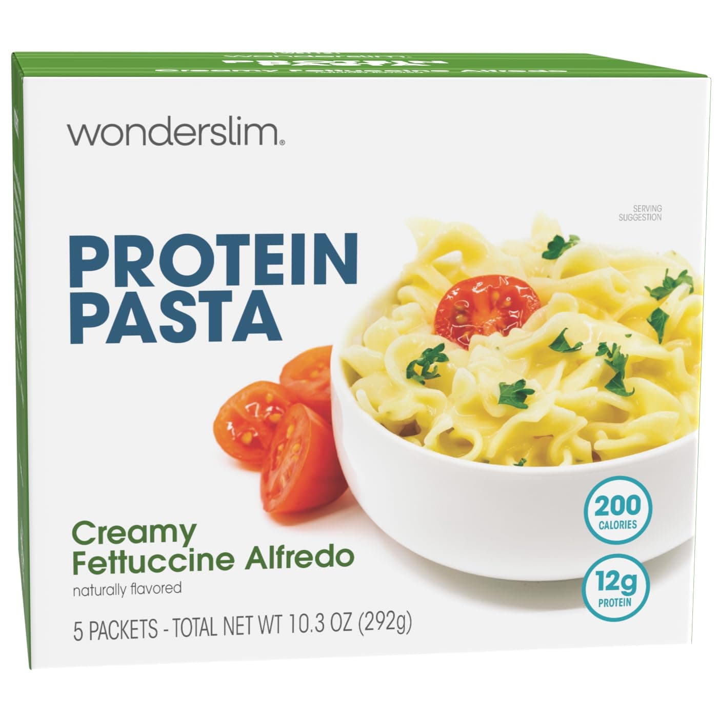 Protein Pasta, Creamy Fettuccini Alfredo, 12g Protein, 200 Calories (5ct)