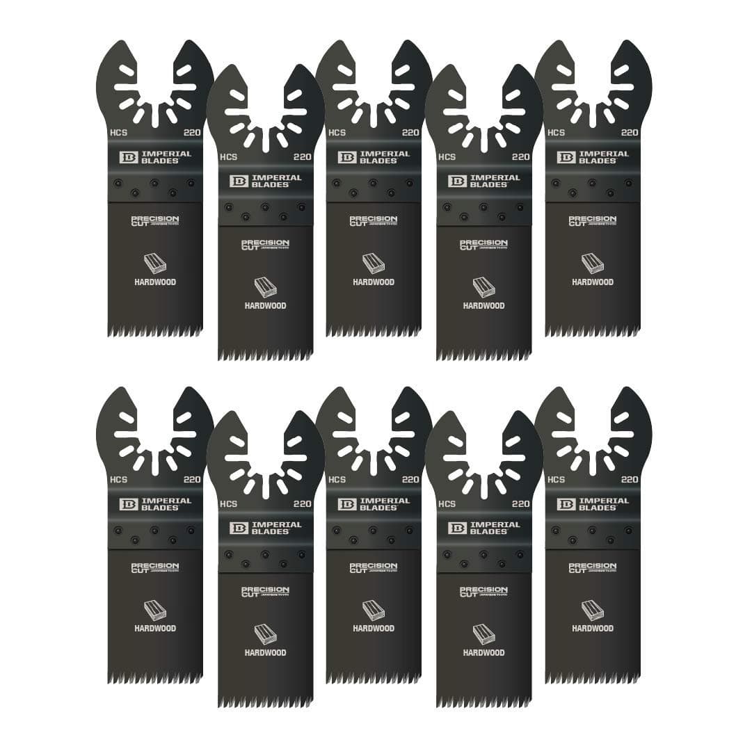 IBOA220-10 One Fit™ 1-1/4" Japanese Tooth Hardwood Blade, 10PC