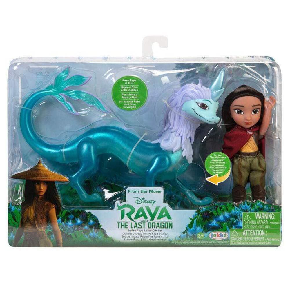 Jakks Pacific - Raya & The Last Dragon Petite Raya & Sisu Doll Set CS (Net)