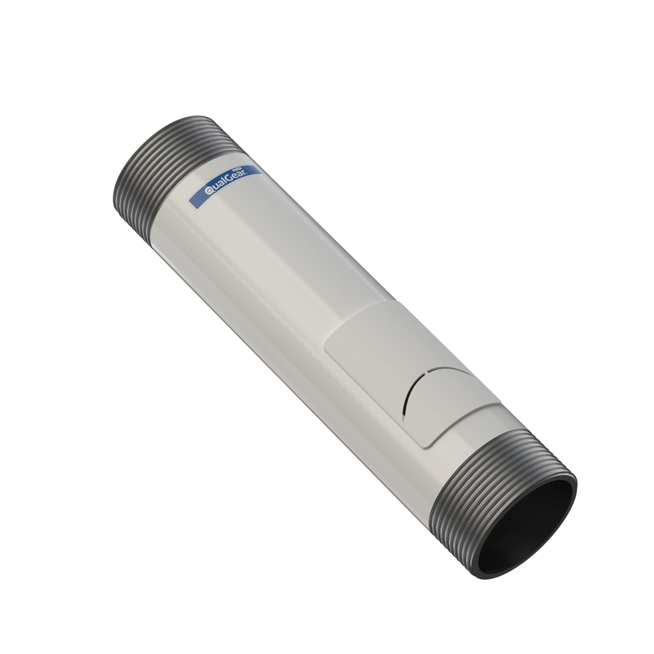 QualGear QG-PRO-PM-6IN-W Pro-AV 1.5" Npt Threaded Pipe, 6" Length Projector Accessory