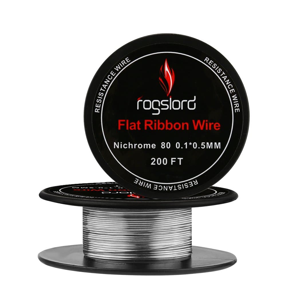 Flat Ribbon Wire 0.1x0.5, Nichrome 80 Resistance Wire - 200ft