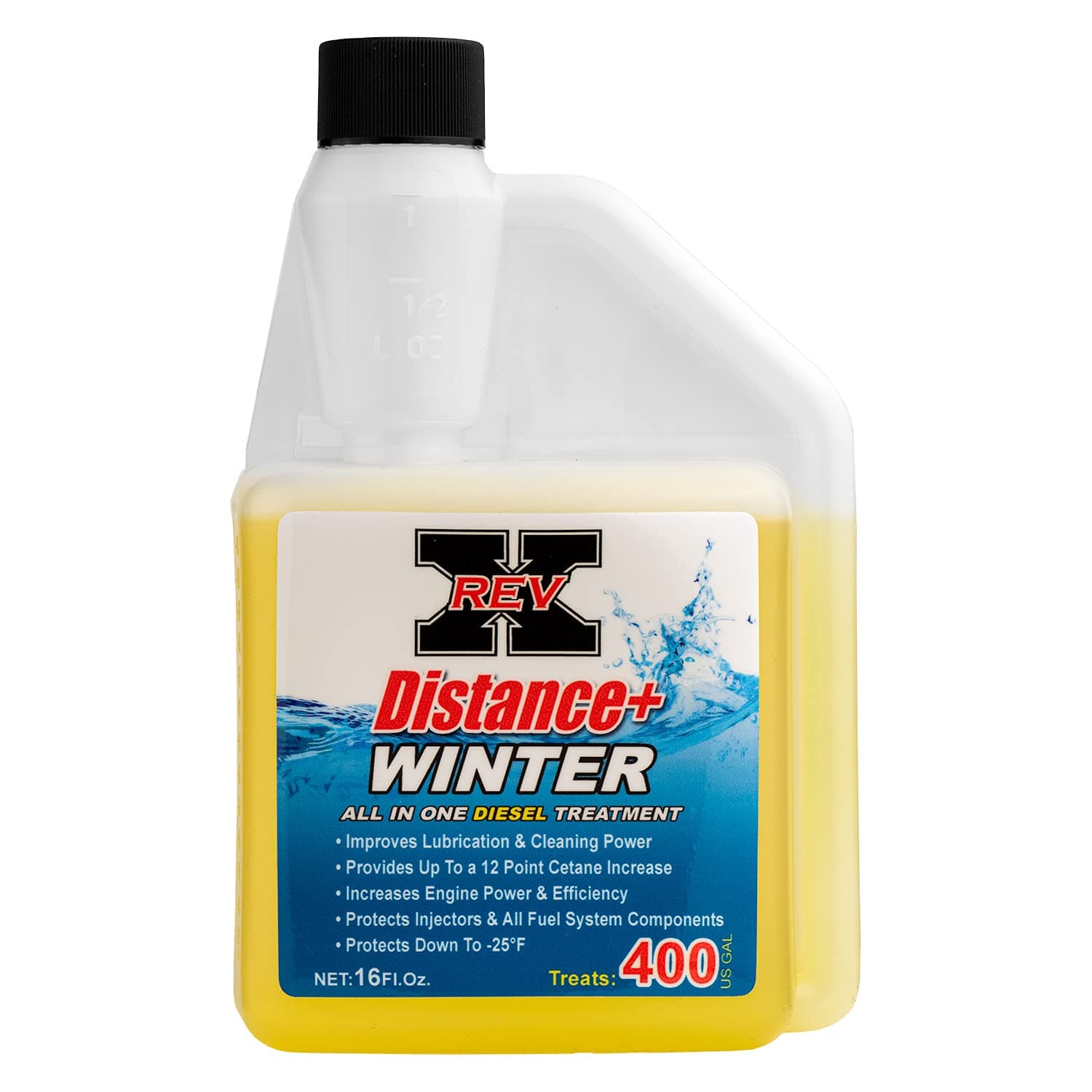 REV X Distance+ Winter Diesel Fuel Treatment - 16 fl. oz.