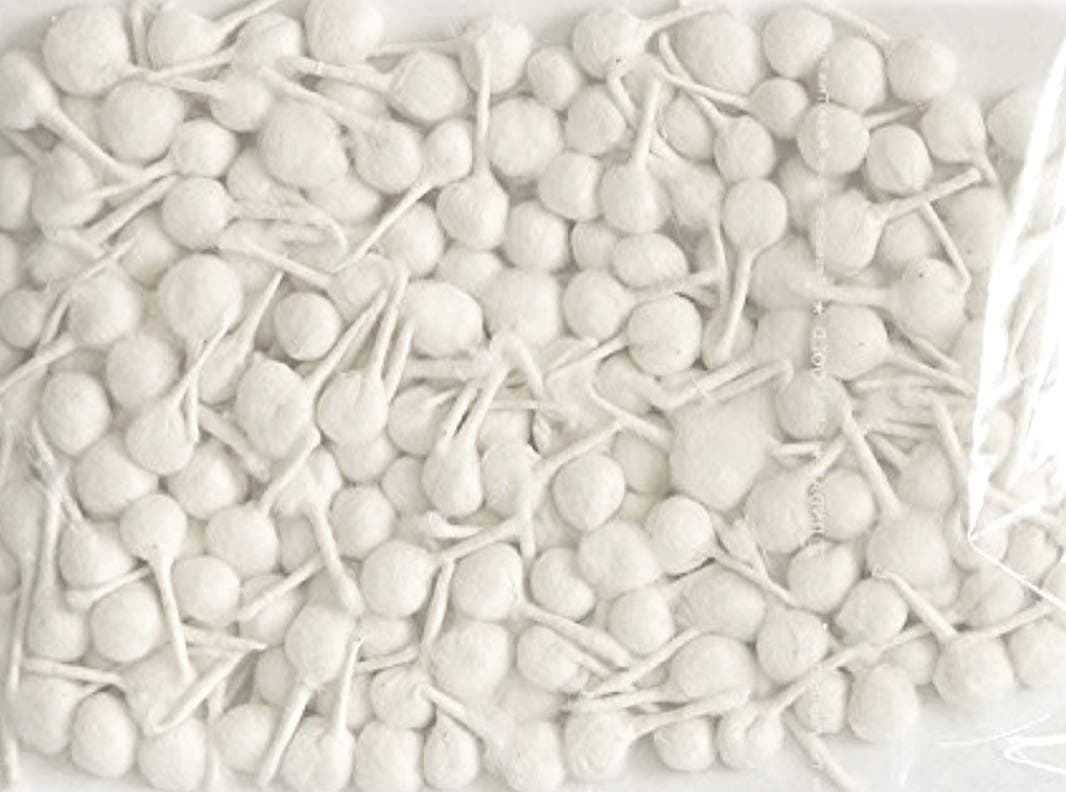 Cotton Wicks for Diya (White_5.9 x 8.6 x 1.1 Inch)