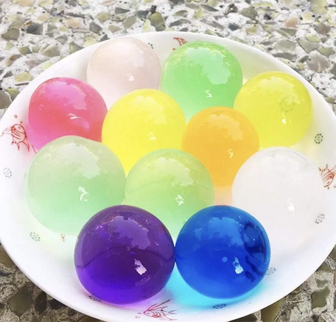 Original Kikan KIKAN 50 Large Orbeez Magic Water Beads UK Seller Jumbo Ball, 4-6, Multicoloured