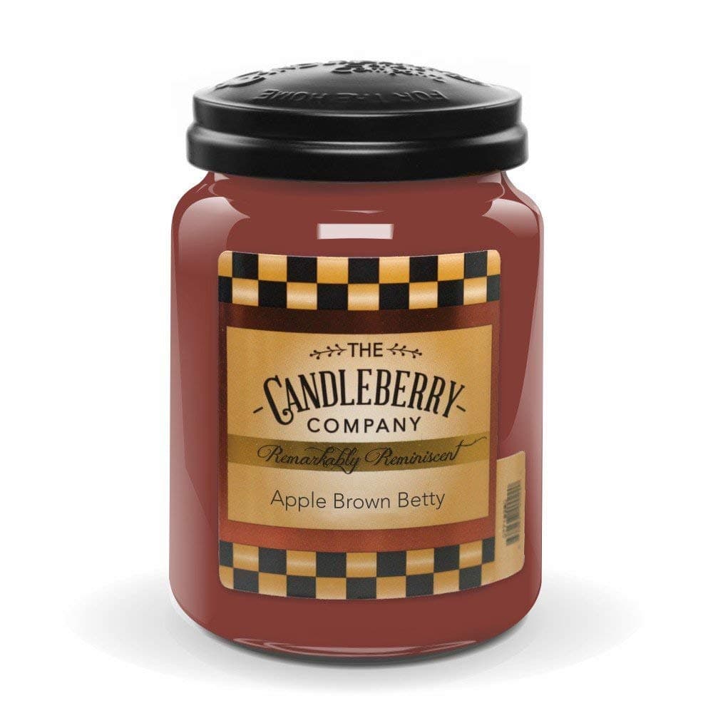 Candleberry Candles | Apple Brown Betty Candle | Best Candles on The Market | Hand Poured in The USA | Highly Scented & Long Lasting | Large Jar