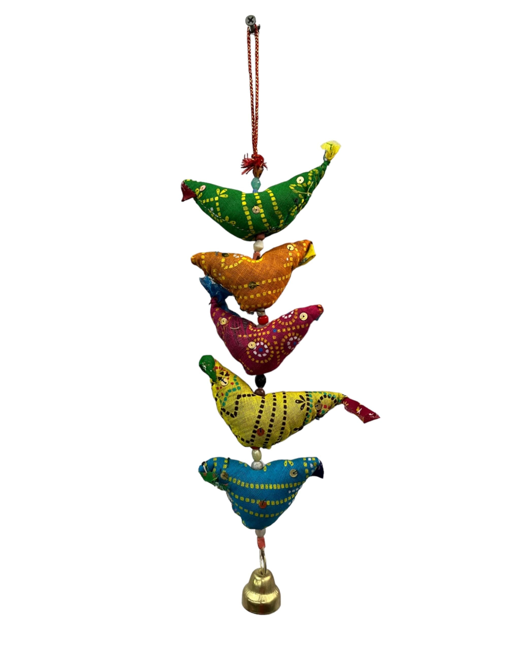 Mango GiftsFive Fat Chicks Bell Tota |Prosperity Hens | Gifts for Good Luck