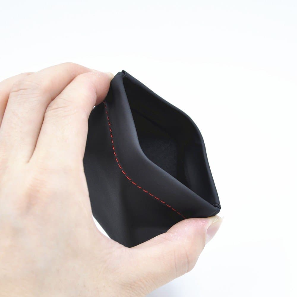 LC Retail Protective Travel Pouch for Earphone Airpod Bluetooth Hands-Free Pendrive Data Cable Made of PU Leather