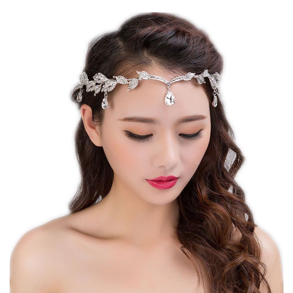 Silver Alloy Crown with Rhinestone Wedding Headdress or Bride Accessories, Headpieces Headwear Accessories for Wedding or Party