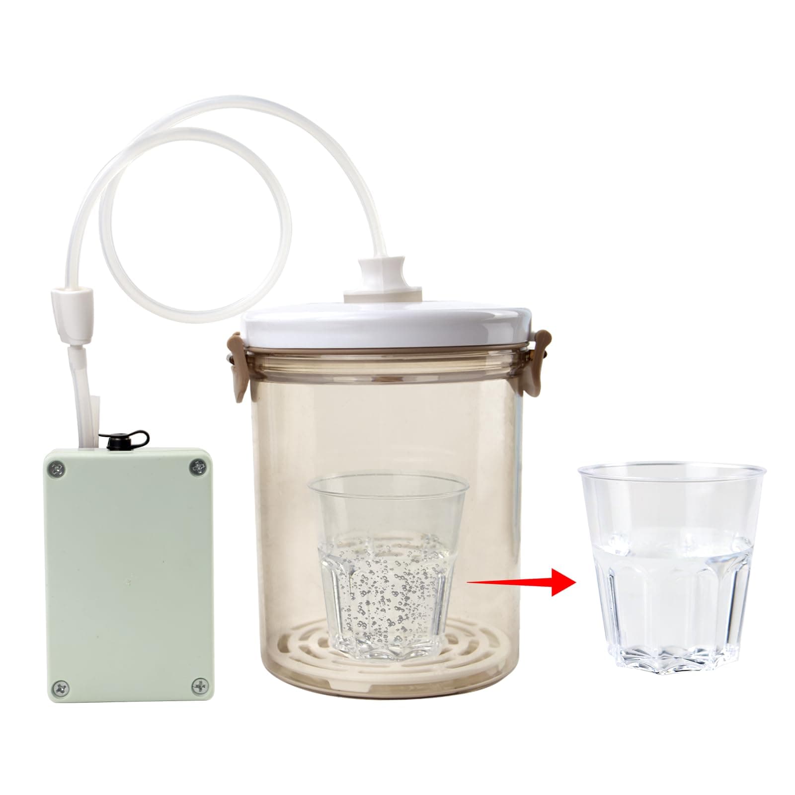 Resin Bubble Remover, Mini Resin Vacuum Chamber and Pump Kit for Quickly Remove 99% Bubble Within 7 Minutes, Vacuum Pressure Pot for Eepoxy Resin Casting, Resin Arts Crafts and Jewelry Making