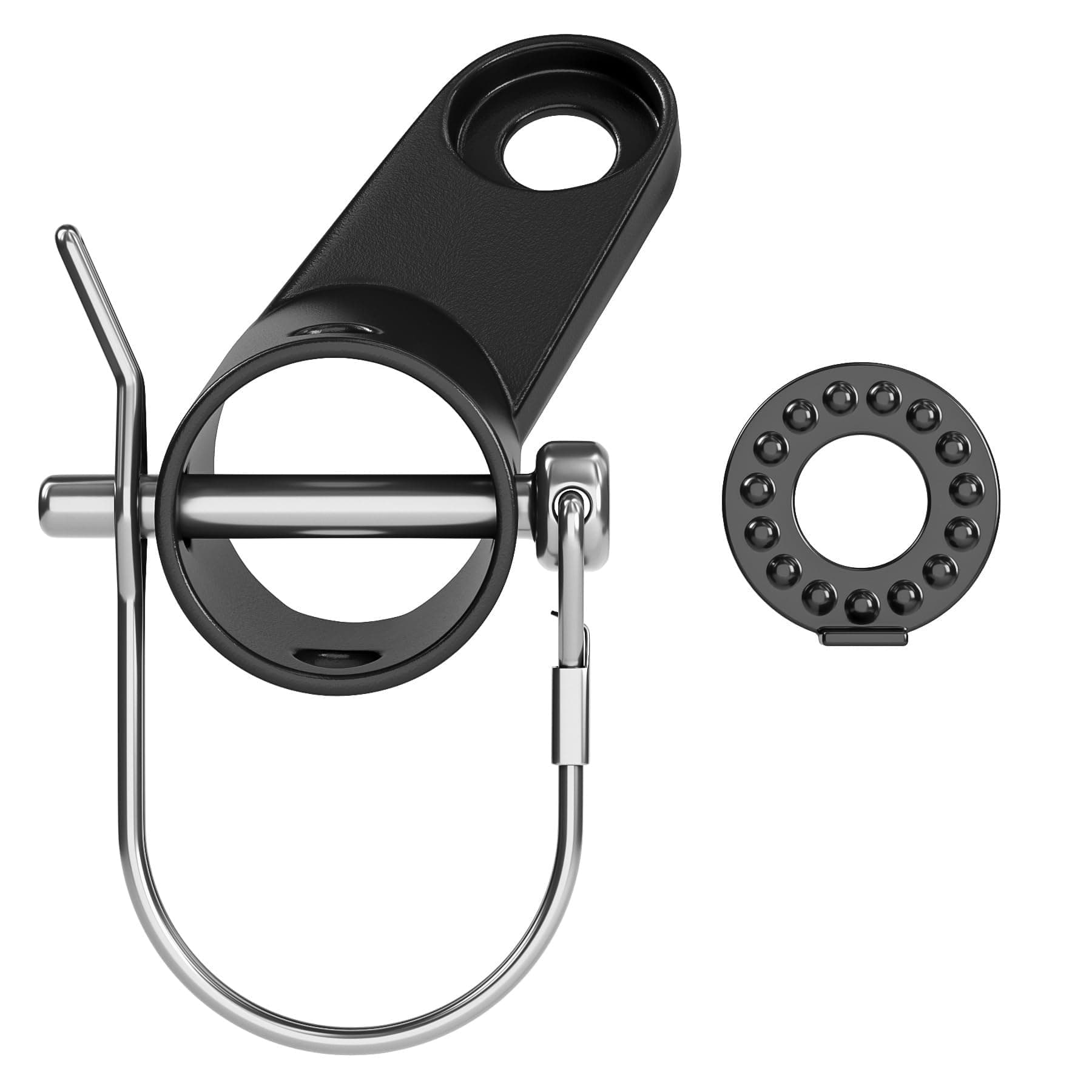 THE WHITE SHOP Upgraded Bike Trailer Hitch,Bike Trailer Coupler Bike Trailer Attachment, Bike Trailer Adapter for Bike Cargo Trailer