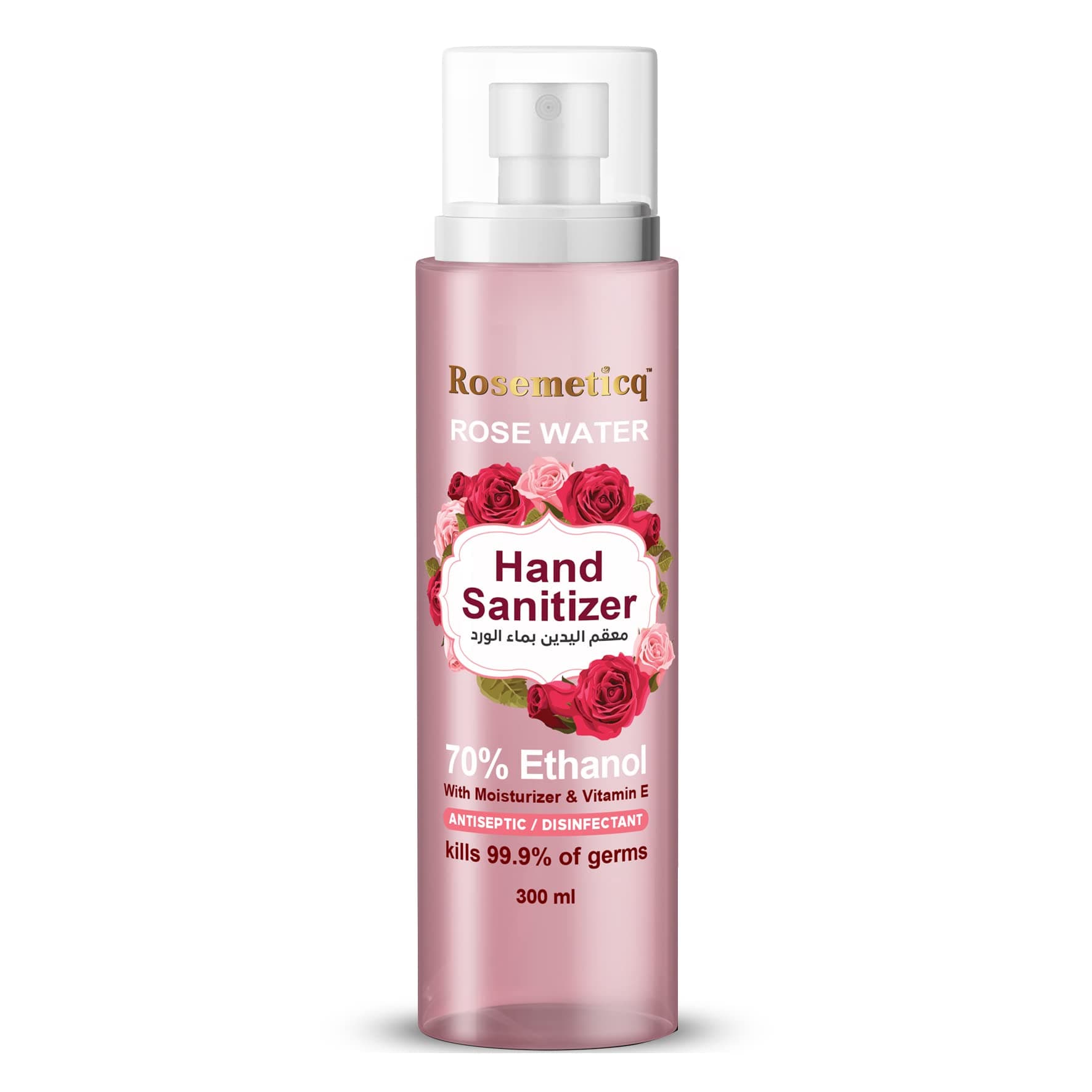 Rosemeticq Rose Water Hand Sanitizer 300ml