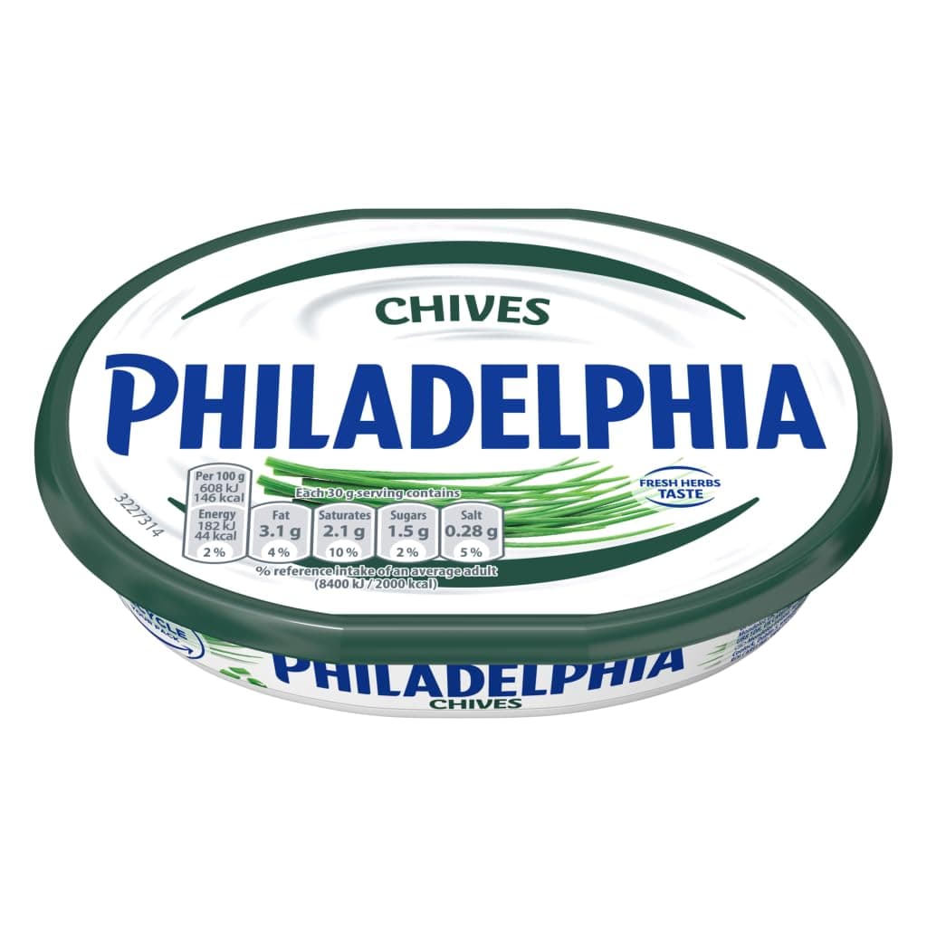Philadelphia Chives Soft Cheese, 165g