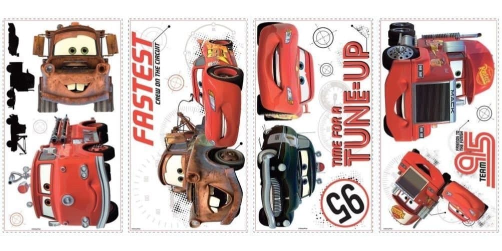 Defonia Cars 18 Wall Decals Mater Lightning Mcqueen Mack Room Decor Stickers 533
