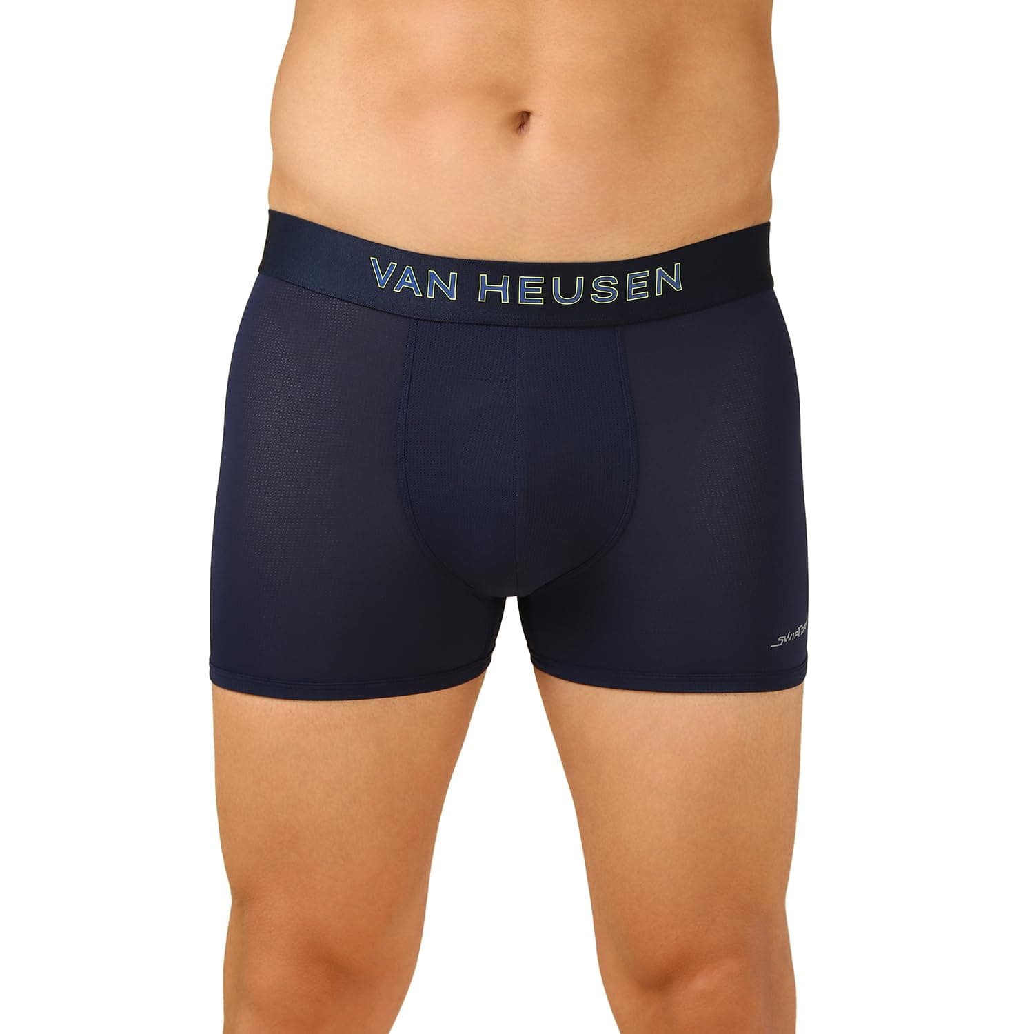 Van Heusen Men Breathable AIR Series Active Trunks - Polyamide Elastane - Swift Dry, High Stretch Mesh_40047_Dark Navy01_M Dark Navy