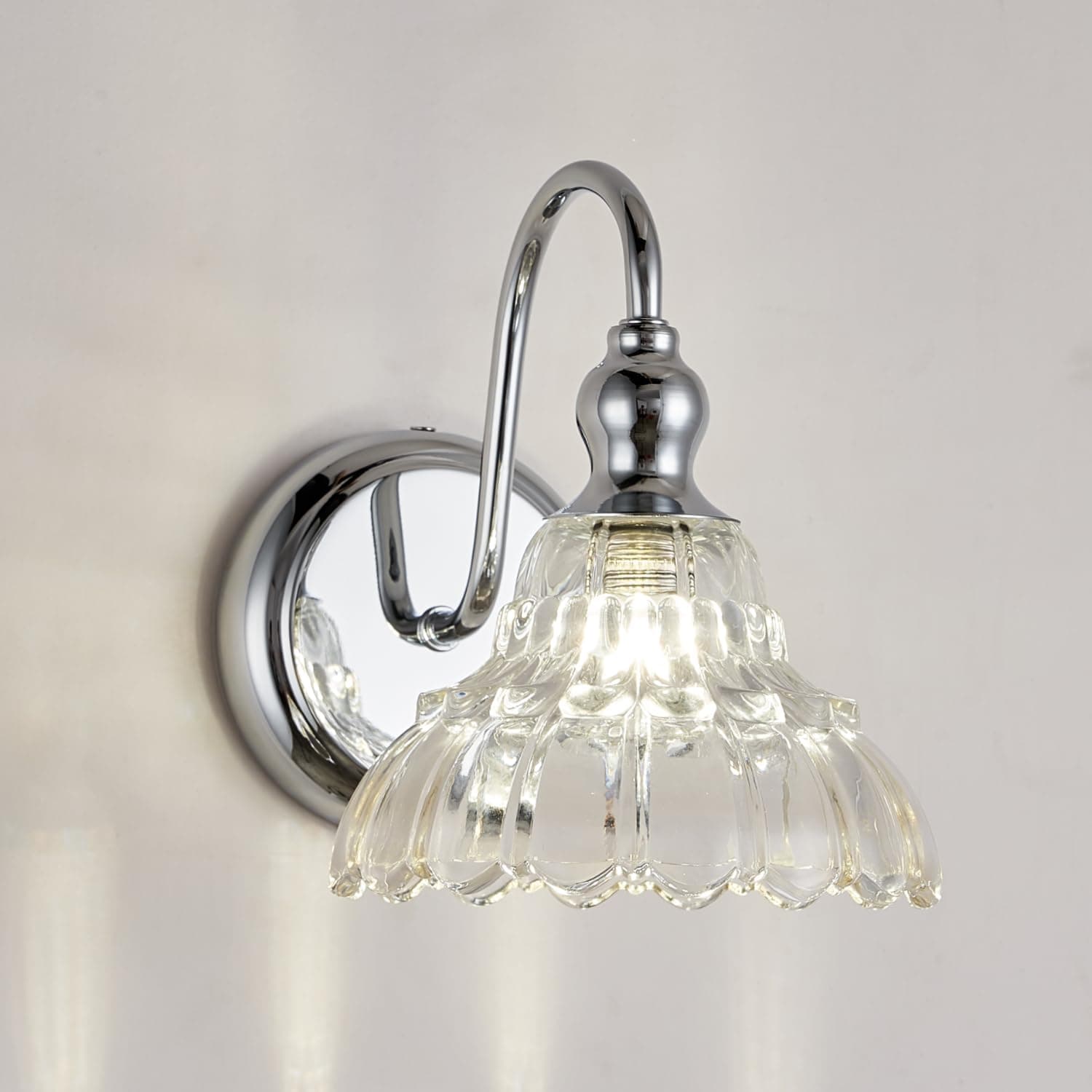 Chrome Wall Sconces Bathroom Vanity Light Light Fixtures Modern Vanity Lighting Fixtures Wall Light for Bedroom Dinning Room Bathroom