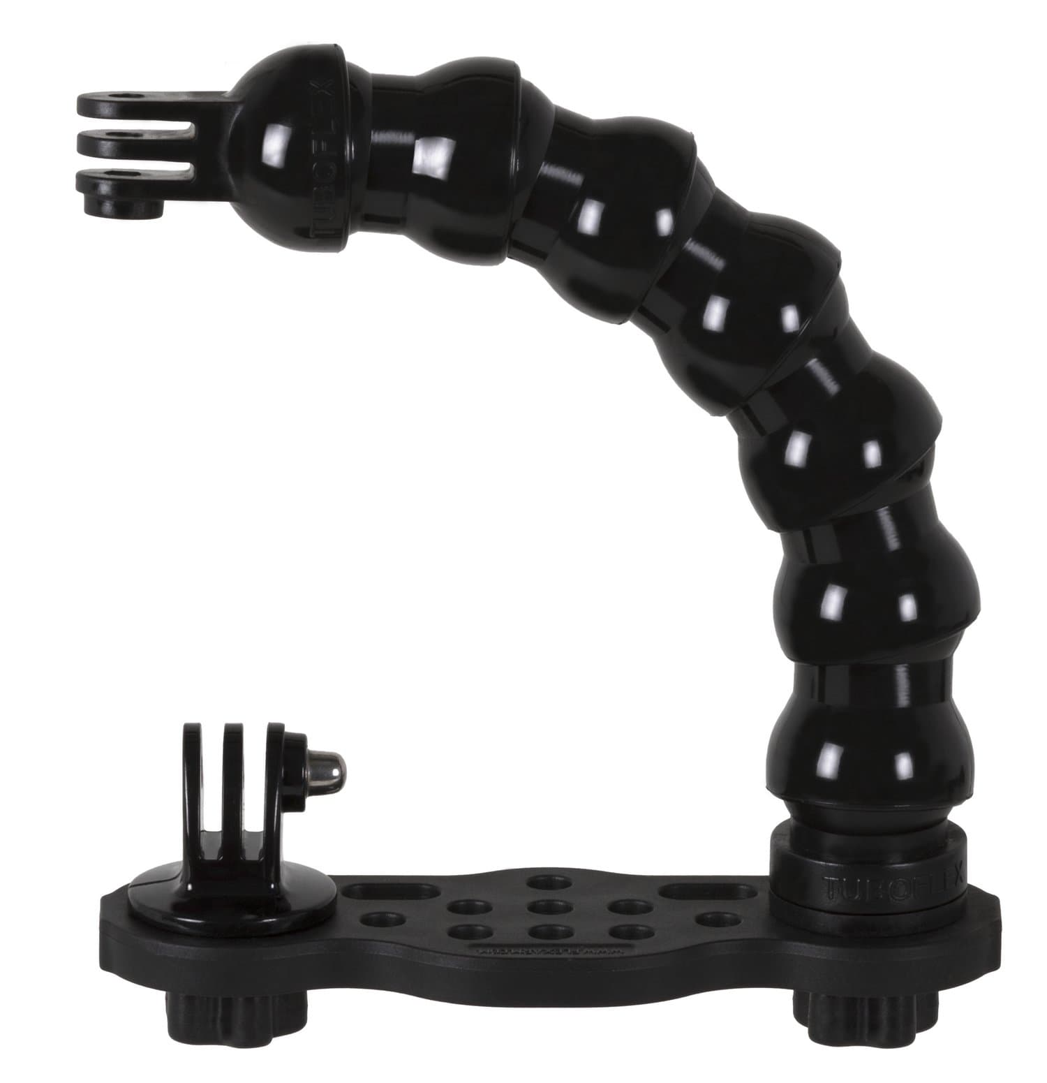 Bracket for Camera Housing Go-Tray with Flexible Arm Socket Type Qudos Action Cam Support Gopro Art.No GO-TR.05