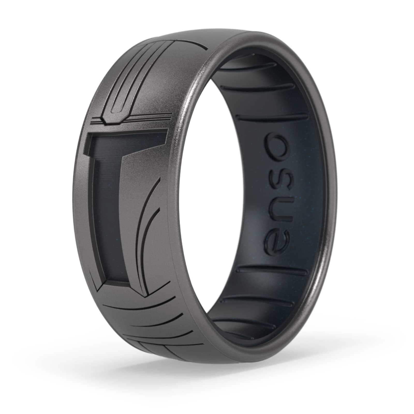 Silicone Wedding Ring - Etched Star Wars Designs - Comfortable Contour Fit - Made in USA - Ideal for Active Use