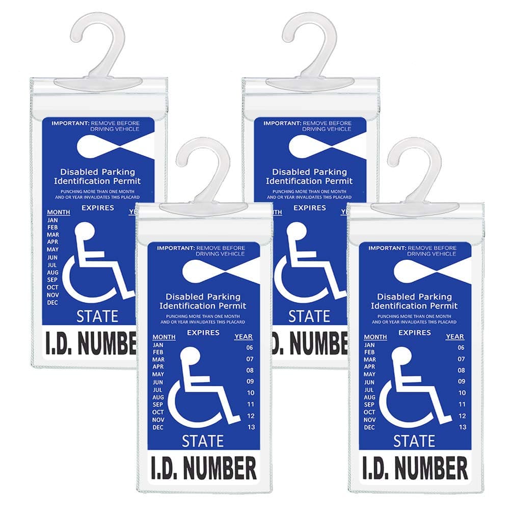 Universal Size Handicap Parking Placard Holder